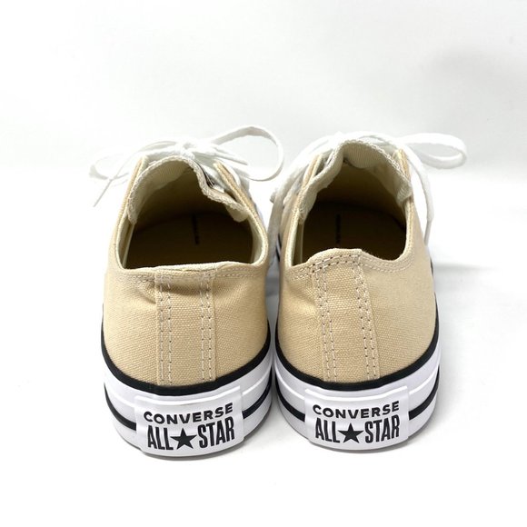 Converse CTAS OX Farro Beige Low Sneakers Canvas M - Picture 6 of 9